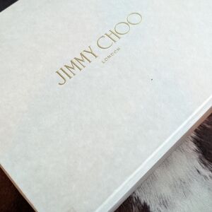 Jimmy Choo White and Gold Heels